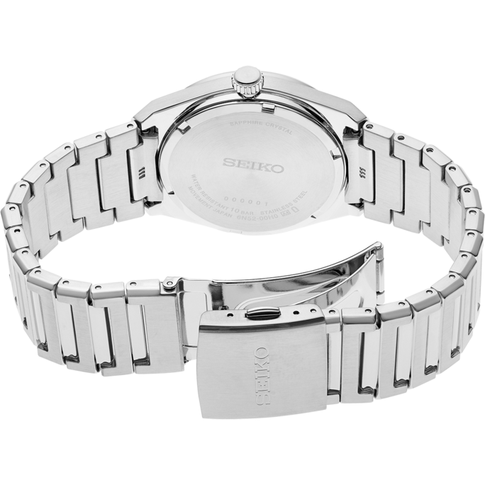 Seiko - Men's 38.9mm Essentials Stainless Steel Quartz Watch