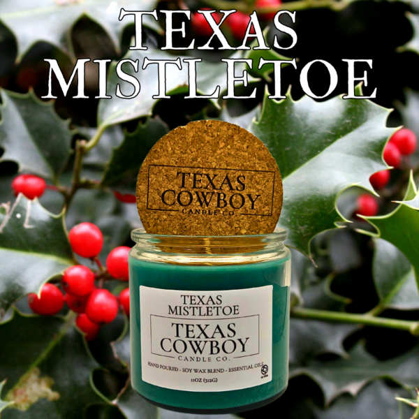 Texas Salt Co Texas Mistletoe Candle Military & First Responder