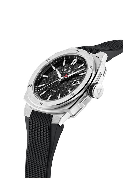 Alpina - Men's 41mm Automatic Alpiner Rubber Strap Watch