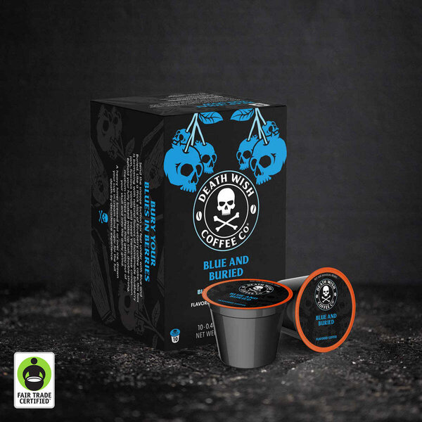 Death Wish Coffee Company Blue and Buried SingleServe Pods