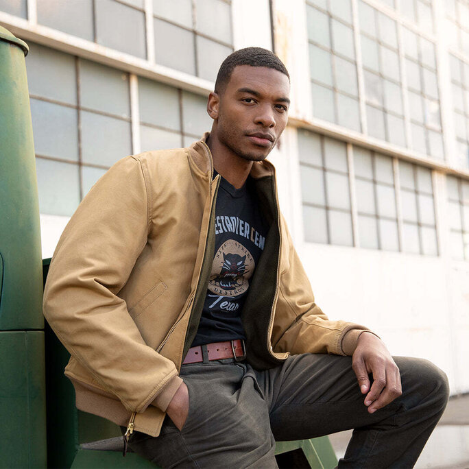 Cockpit USA - Wool Lined WWII American Tanker Jacket Z21821N