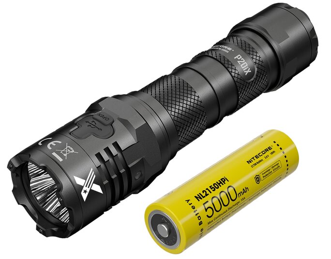Olight Warrior X 3 Tactical Rechargeable LED Flashlight with Glass Breaker  Ring, 2500 Max Lumens