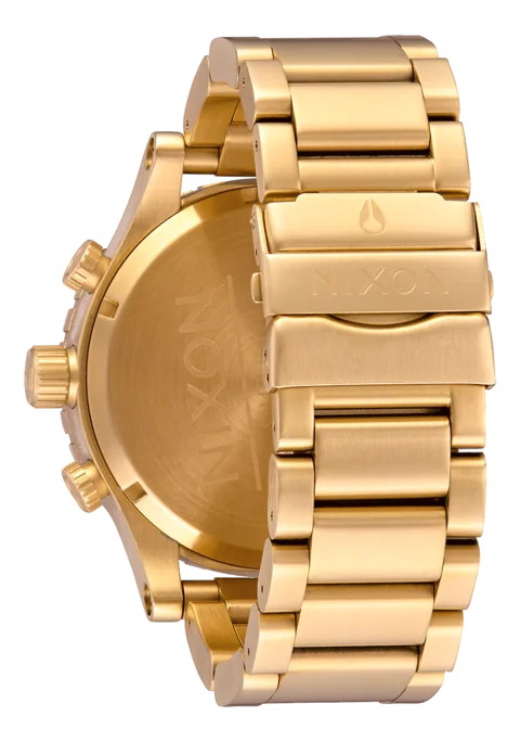 Nixon - Men's 51-30 Chrono Watch - All Gold - Military & Gov't
