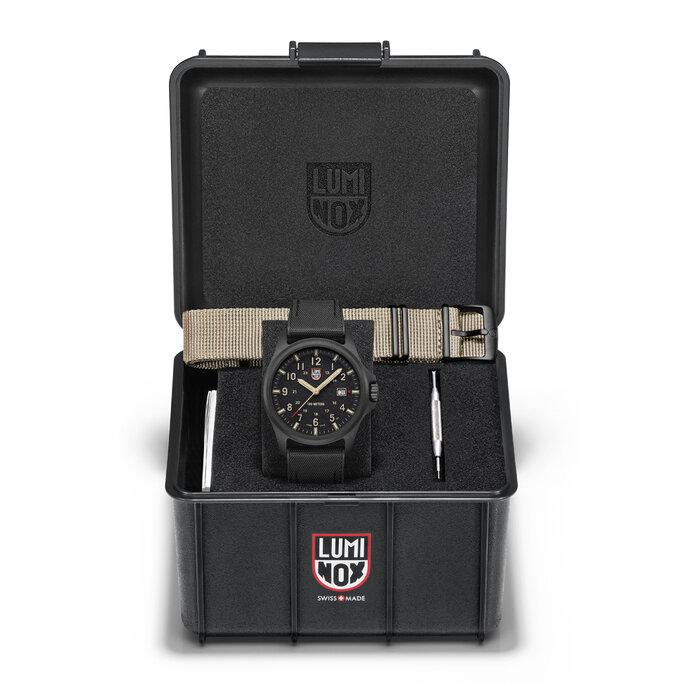 Luminox - Men's 43mm Atacama Field Watch - Black/Sand - Military