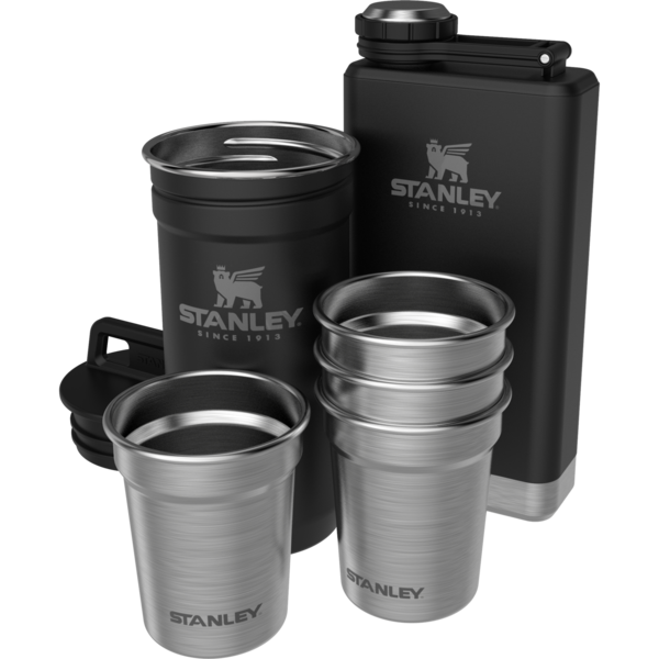 Stanley Adventure PreParty Shot Glass + Flask Set Military & First