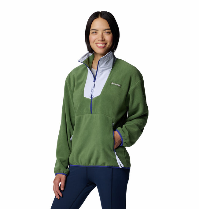 [GROVE]★22WT ROOSE FLEECE Columbia - Women's Sequoia Grove 1/2 Zip Fleece - Military