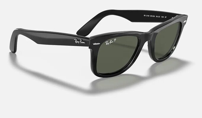 Ray-Ban - RB2140 Original Wayfarer Polarized Sunglasses - Military