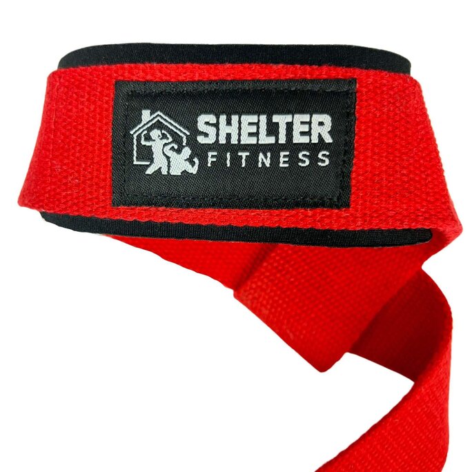 Shelter Fitness - Padded Weightlifting Wrist Straps - Military