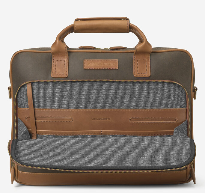 Johnston & Murphy - Rhodes Briefcase - Military & Gov't Discounts