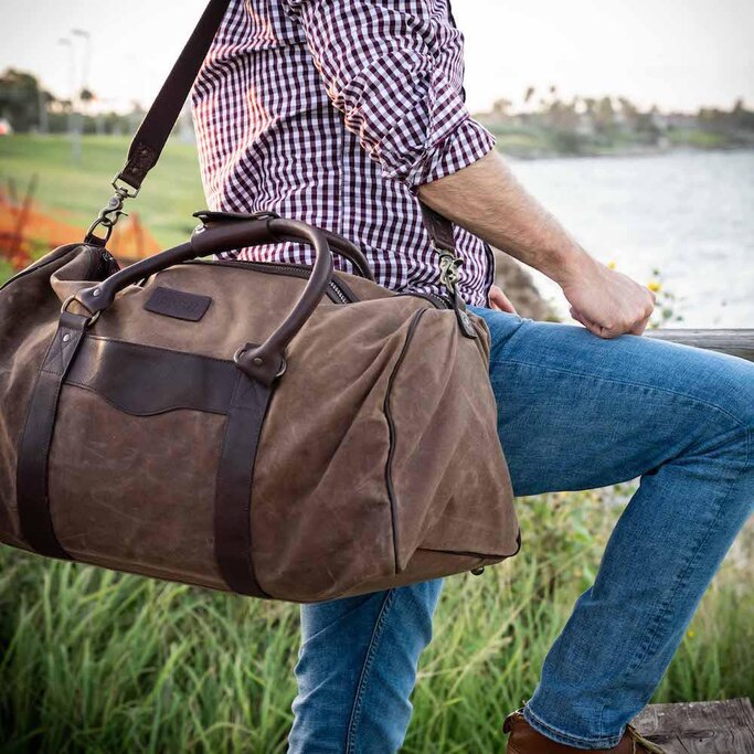 Mission Mercantile Leather Goods - Campaign Leather & Waxed Canvas