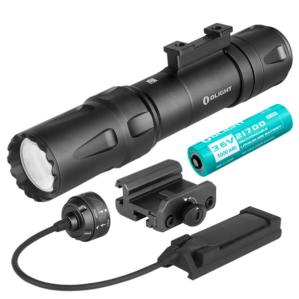 Lampe Tactique ODIN 2000 Lumens noire - Olight Lampe Tactique ODIN 2000 Lumens noire - Olight