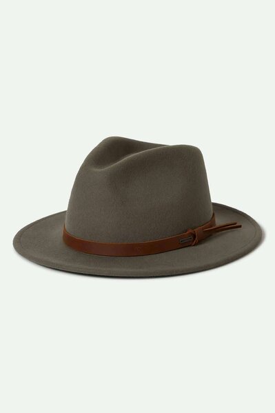 brixton messer tobacco Packable Fedora A lifelong companion Brixton Messer Coolmax Fedora Hat