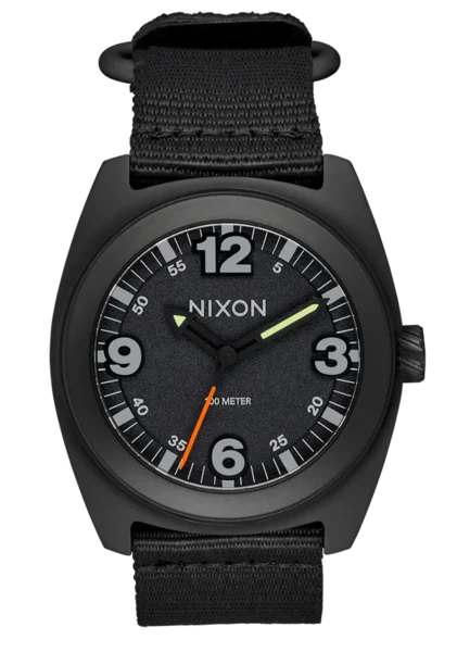 ボニック Nixon - Men's Clutch 42 Watch - Matte Black/Black - Military & Gov