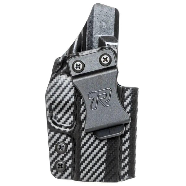 R&R Holsters IWB Hybrid Holster For H&K Pistols – Optic Ready, Matte Black Kydex & Leather, Adjustable Cant