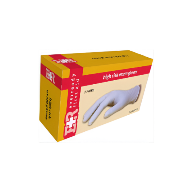 MediTac Kits - Ever Ready First Aid Gloves, Heavy-Duty High-Risk, 2 ...