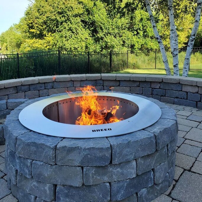 Breeo - Zentro Stainless Steel Smokeless Fire Pit Insert