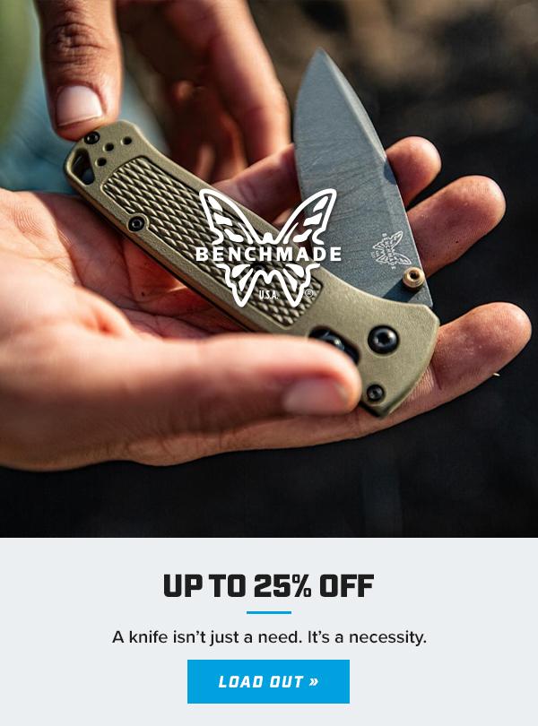 BENCHMADE: UP TO 25% OFF